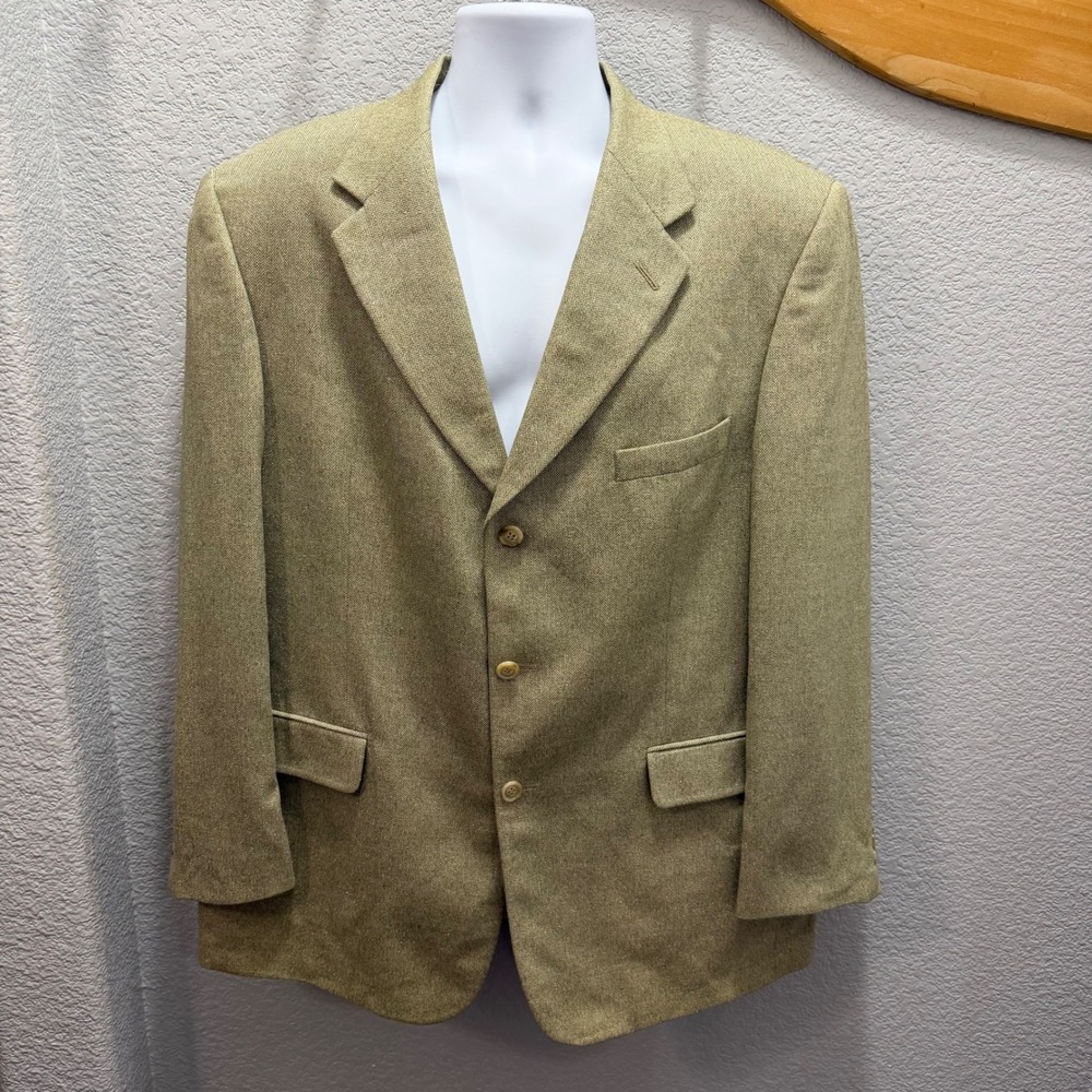 Vtg‎ Brooks Brothers 346 Men's Blazer 44R Wool Silk Tweed Sport Coat Jacket